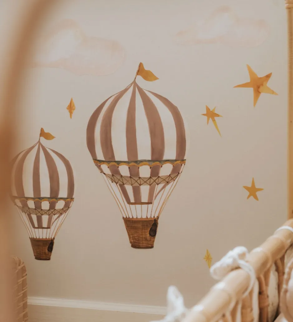 Wallstickers - Dreamy balloons - Brun>Thats Mine Online