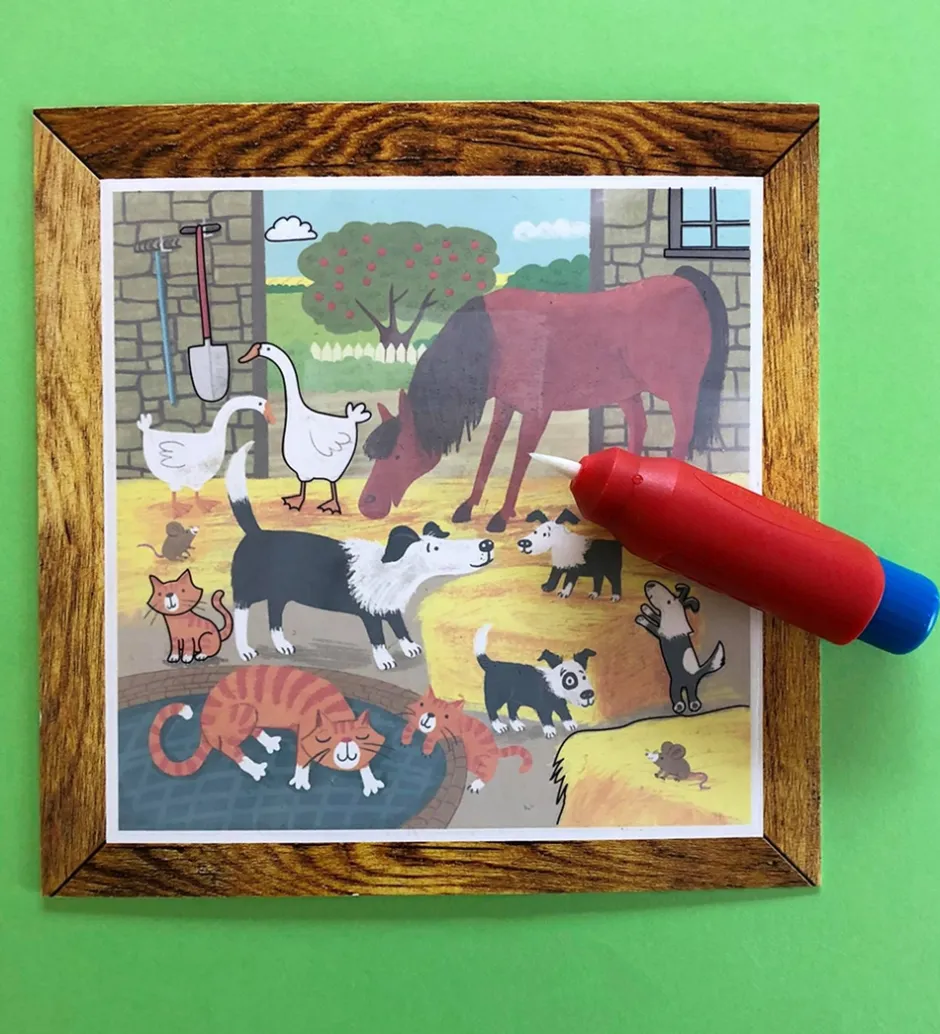 Farvesæt - Magic Painting World - Farm>Tiger Tribe Discount