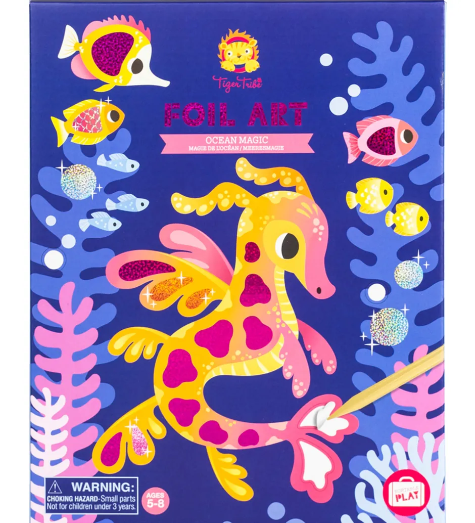 Kreasæt - Foil Art - Ocean Magic>Tiger Tribe Hot