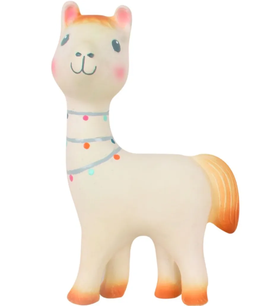 Biderangle - Naturgummi - Lama - Hvid>Tikiri Outlet