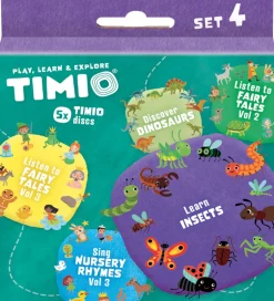 Disksæt 4 - Børnesange, Eventyr, Dinosaurer og Insekter>TIMIO New