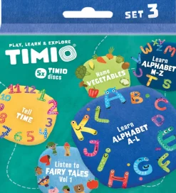 Disksæt 3 - Eventyr, Alfabetet, Grøntsager og Tiden>TIMIO
