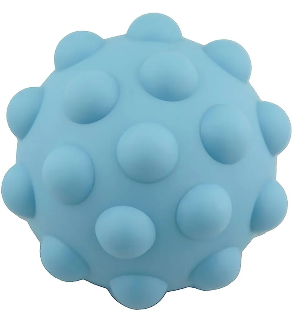 Bold - Sensory Silicone Fidget Ball - 10 cm - Babyblue>Tiny Tot Sale