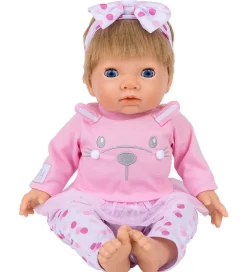 Dukke m. Blond Hår - Pink Bunny Baby>Tiny Treasures Discount