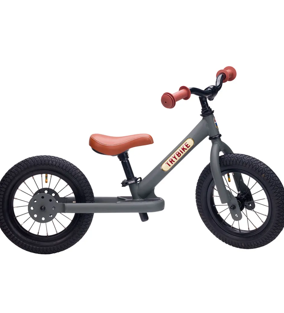 Løbecykel - Steel - Grå>TryBike Outlet