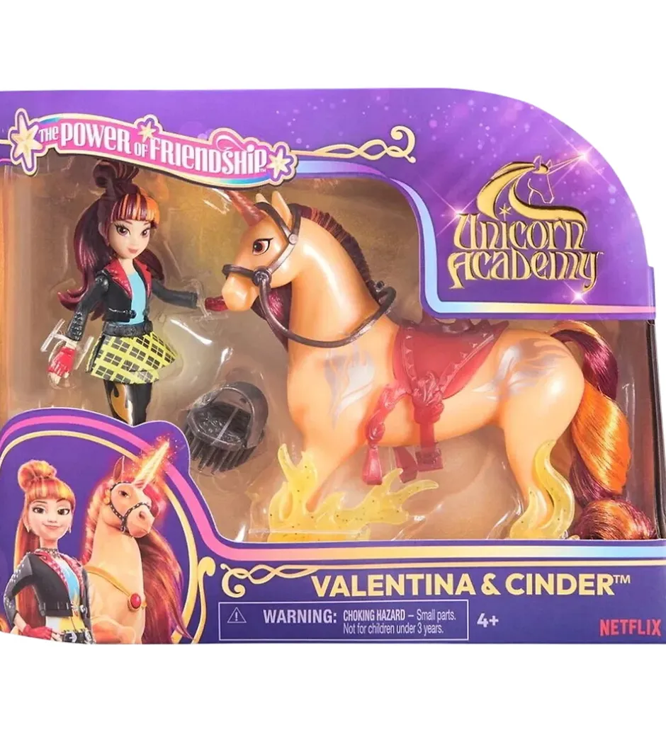 Legetøjsfigurer - 13,5 cm - Valentina & Cinder>Unicorn Academy Hot
