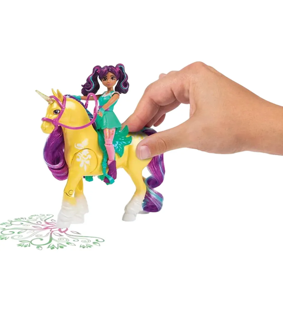 Legetøjsfigurer - Ava & Plant Magic Leaf>Unicorn Academy Hot