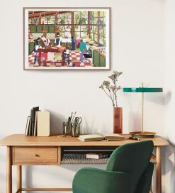Puslespil - 1000 Brikker - Cosy Kitchen><noscript><img width=