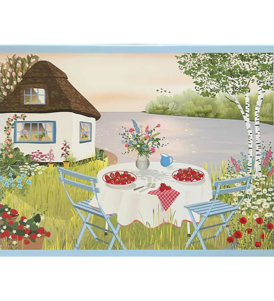 Puslespil - 1000 Brikker - 63x45 cm - Sweet Strawberr>Vissevasse Sale