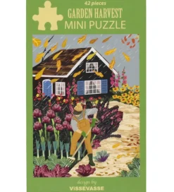 Puslespil - Mini - 10x13 cm - 42 Brikker - Garden Har>Vissevasse New
