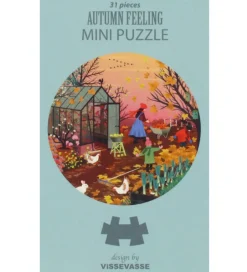Puslespil - Mini - 11x11 cm - 31 Brikker - Autumn Fee>Vissevasse Online