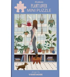 Puslespil - Mini - 10x13 cm - 42 Brikker - Plant Love>Vissevasse Sale