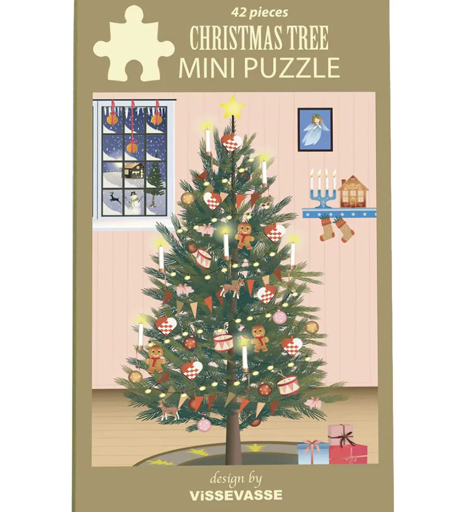Puslespil - Mini - 10x13 cm - 42 Brikker - Christmas>Vissevasse Sale