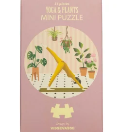 Puslespil - Mini - 11x11 cm - Yoga & Plants>Vissevasse