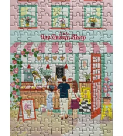 Puslespil - 15x21 cm - 150 Brikker - Little Ice Cream>Vissevasse Hot