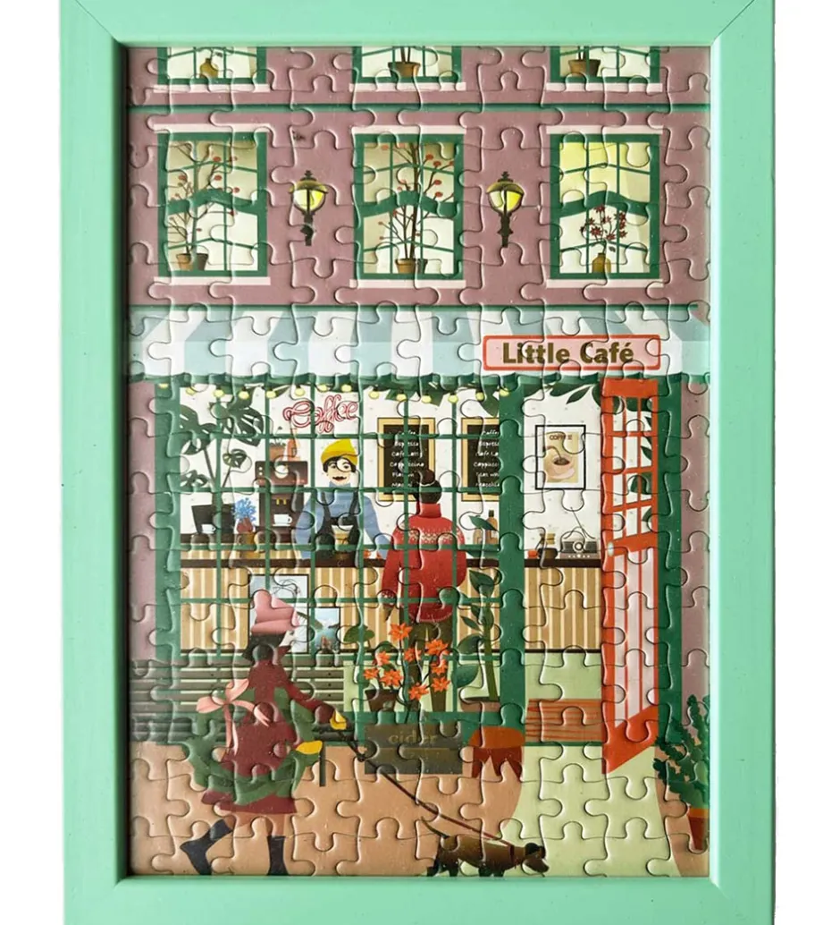 Puslespil - 15x21 cm - 150 Brikker - Little Café>Vissevasse Sale