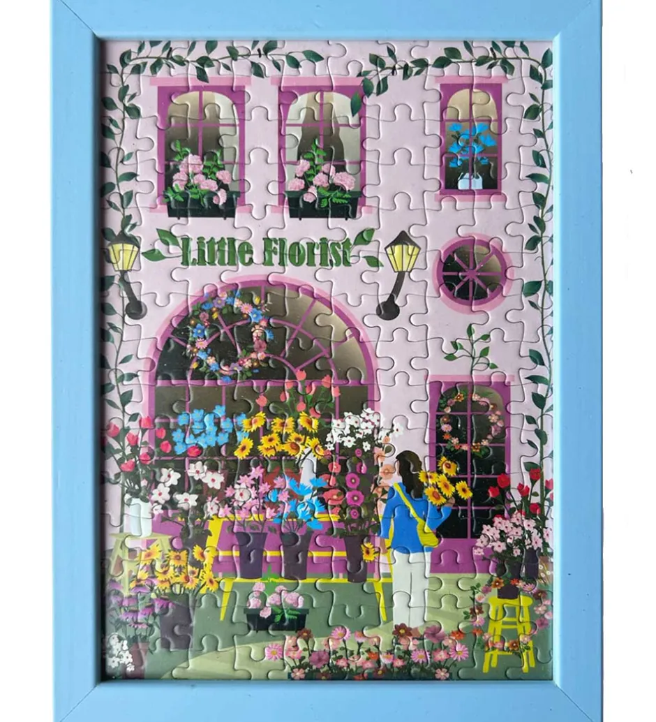 Puslespil - 15x21 cm - 150 Brikker - Little Florist>Vissevasse Discount