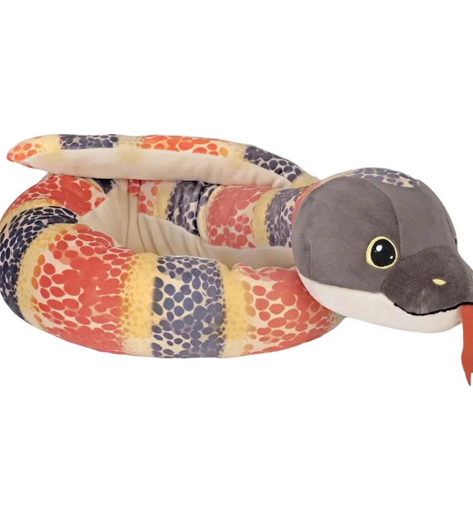Squishy Slange - 132 cm - Brun/Orange>Wild Republic Discount