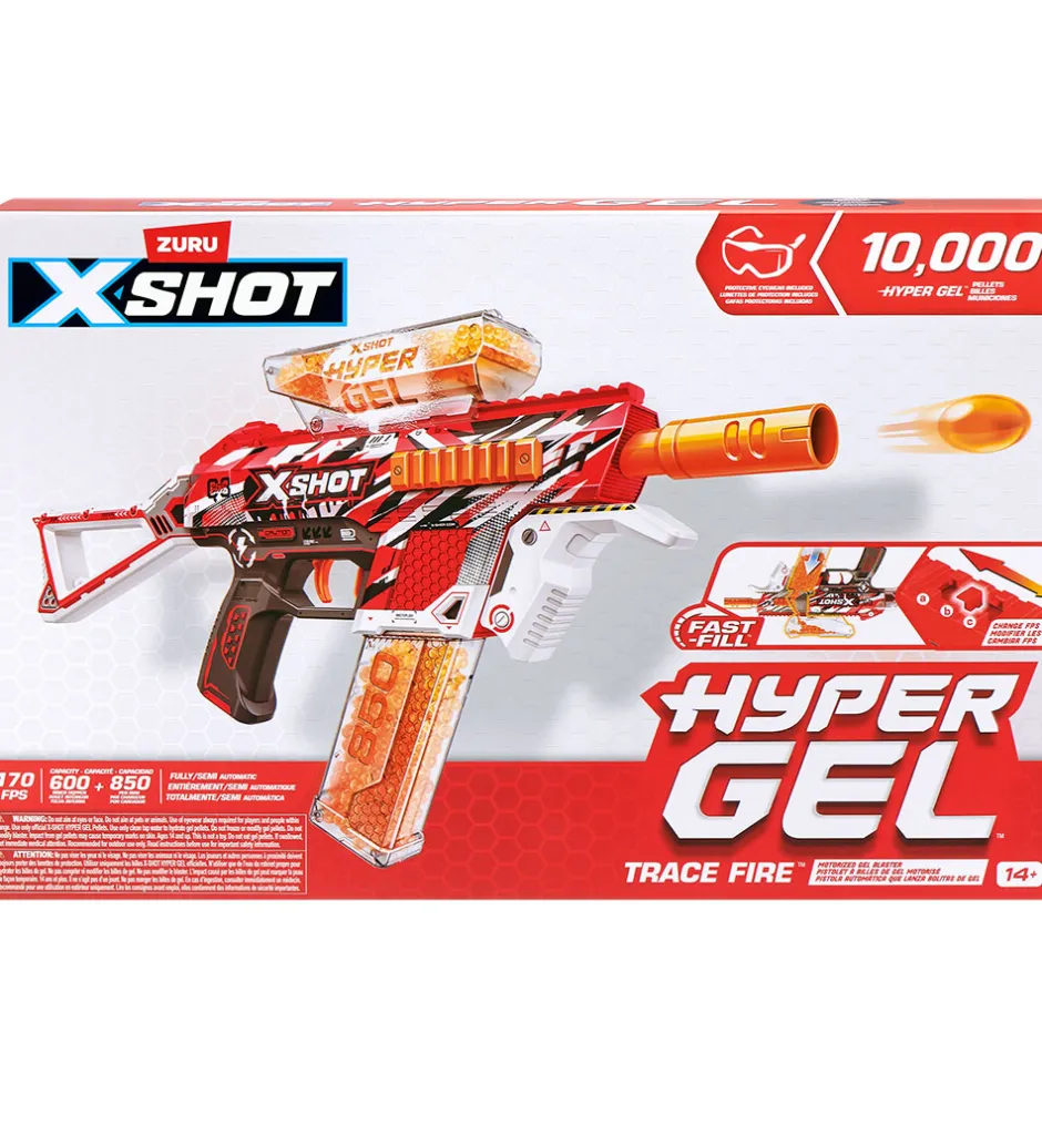 Gel-Blaster - Motoriseret - Hyper Gel Trace Fire - 2500 G>X-SHOT New