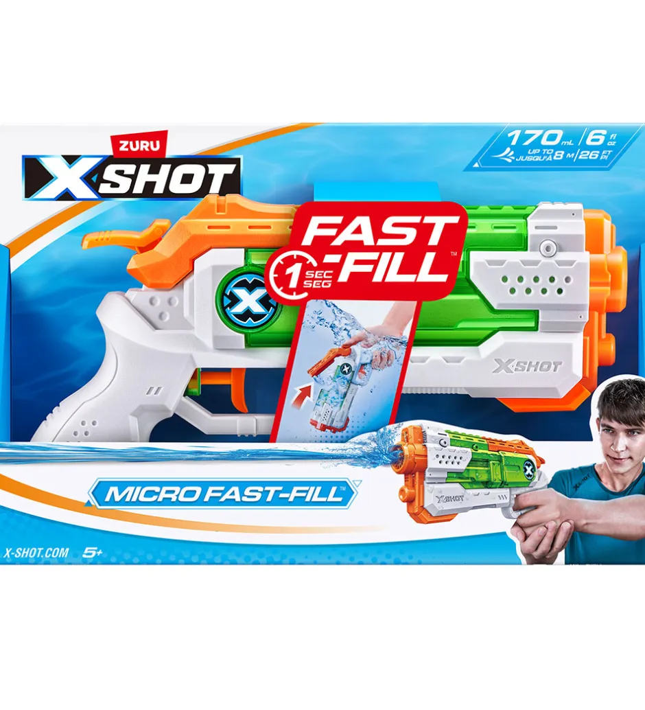 Vandpistol - Micro Fast-Fill - 170 ml>X-SHOT Sale