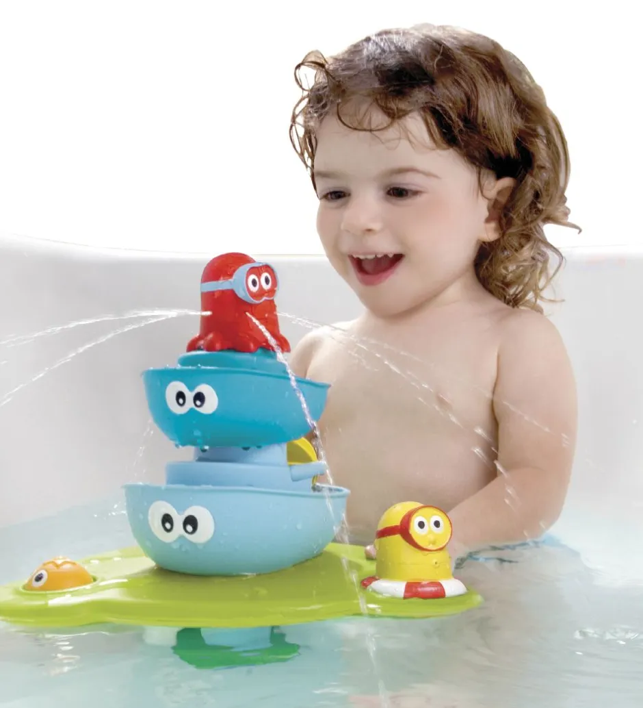 Badelegetøj - 7 dele - Stack 'n' Spray Fountain>Yookidoo New