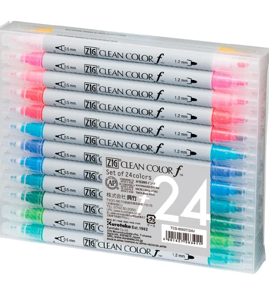 Tuscher - Clean Color Pen - 24 Stk>Zig